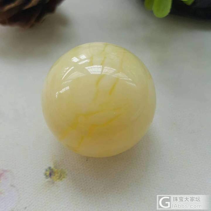 纯天然无优化极品俄料白蜡圆珠_配件蜜蜡