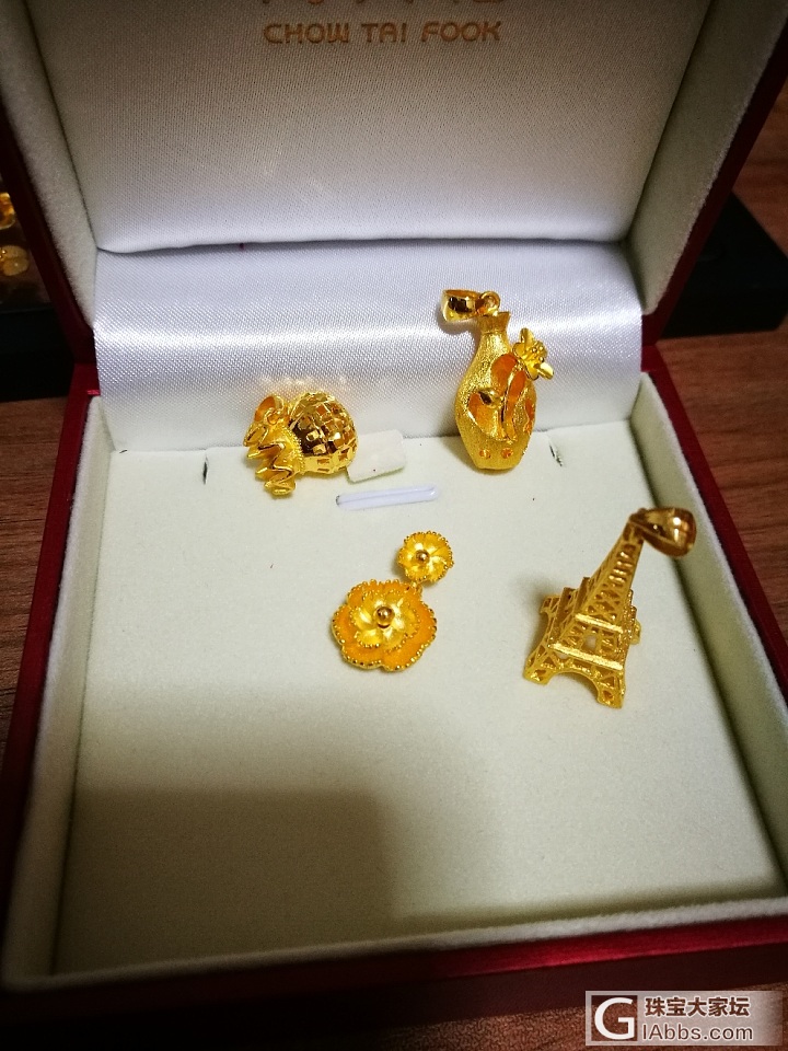 小吊坠控的年终总结之：迷信费钱系列、紫锦城淘到宝系列、花朵系列及其他_吊坠翡翠金