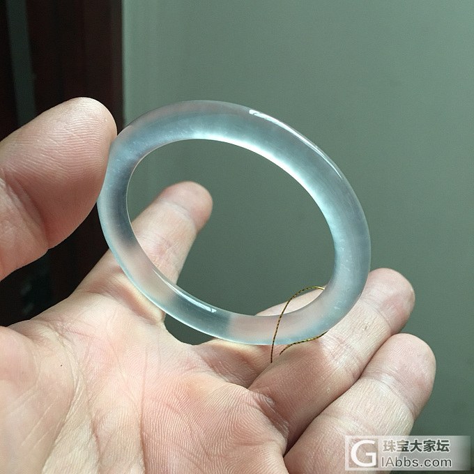 冰飘玉髓 圈口52/7.5_手镯玉髓