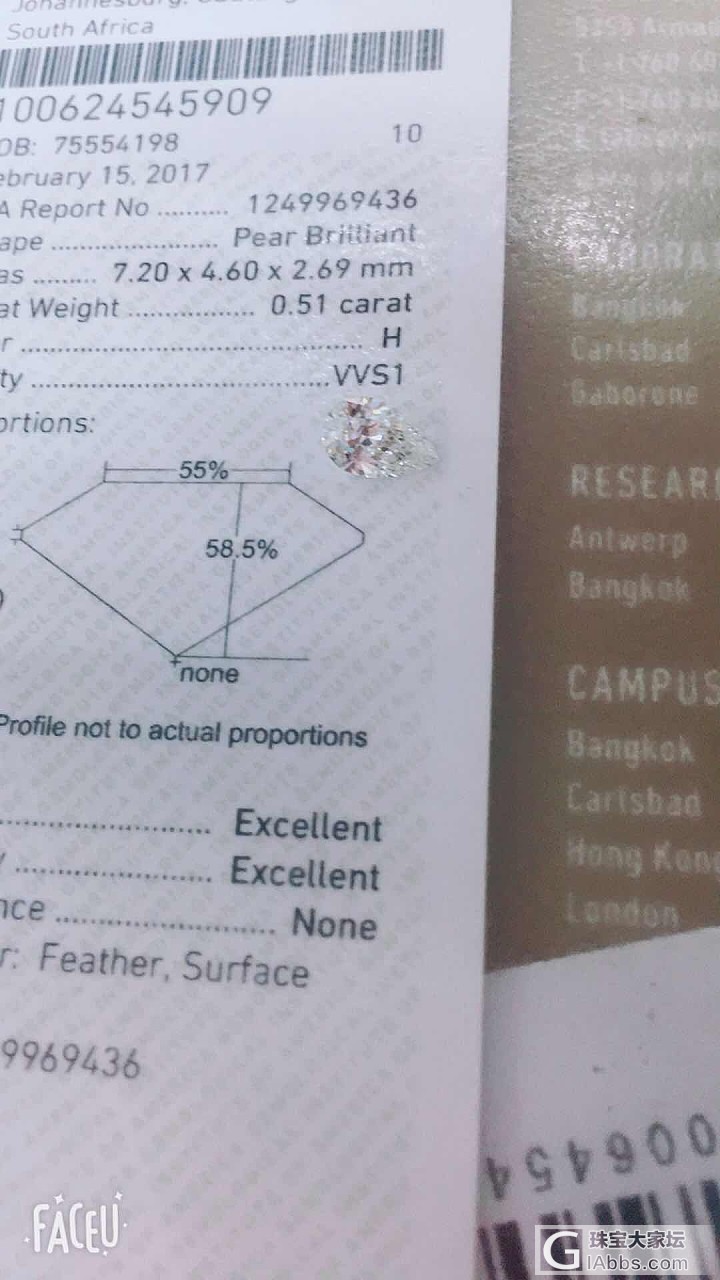 两颗梨形钻哪颗好_异形钻