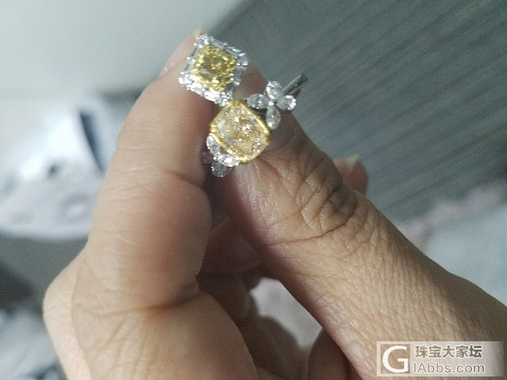 请教大家黄钻颜色的问题_彩钻