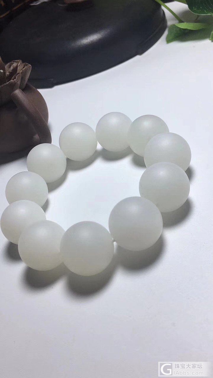20mm，冰透收藏品_珠串砗磲