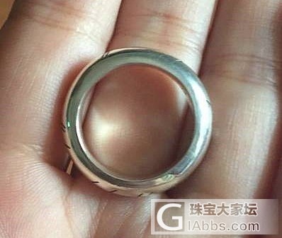 晒晒大家的银戒指吧_戒指银