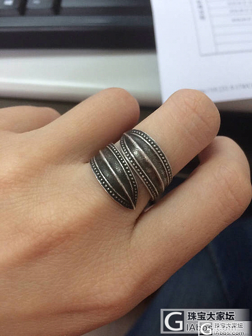 晒晒大家的银戒指吧_戒指银