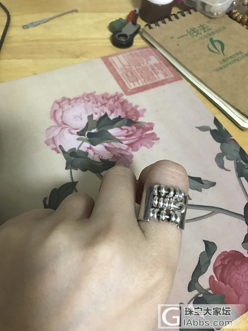 晒晒大家的银戒指吧_戒指银