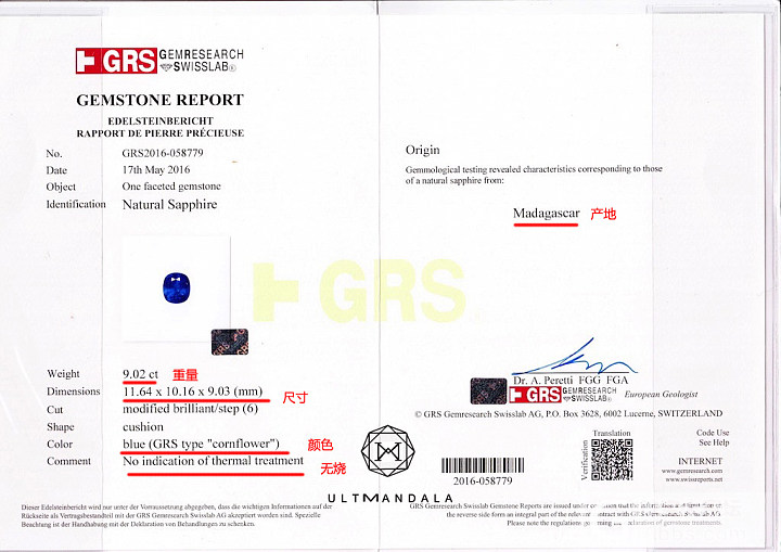 扫盲斯里兰卡GIC、CGL、EGL、RGL、TGL、GRS等证书(更新版)_机构证书设计闲聊