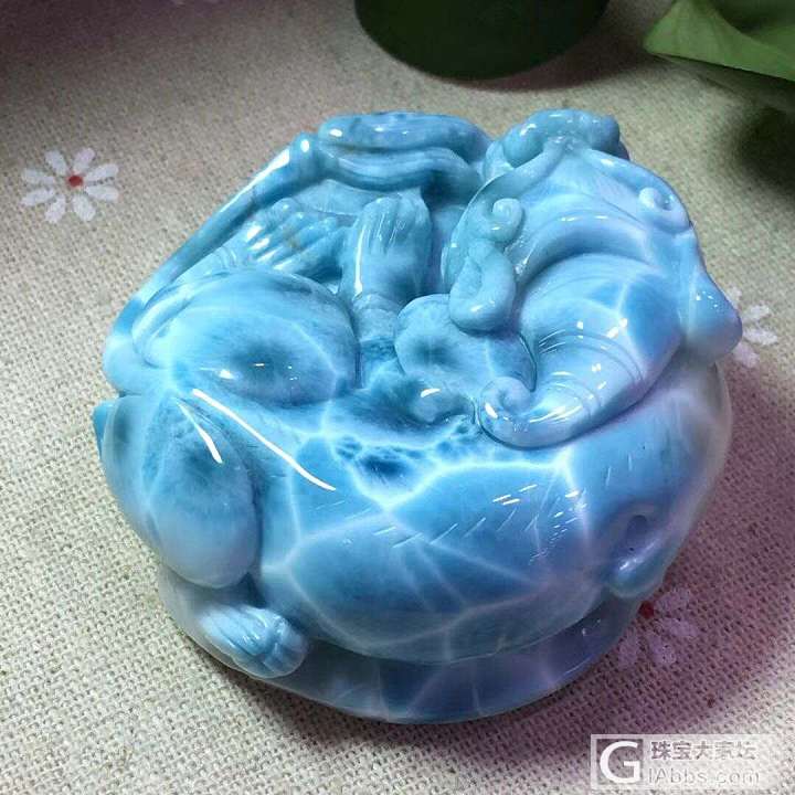 海纹石貔貅，尺寸54-24mm   重128克_挂件海纹石