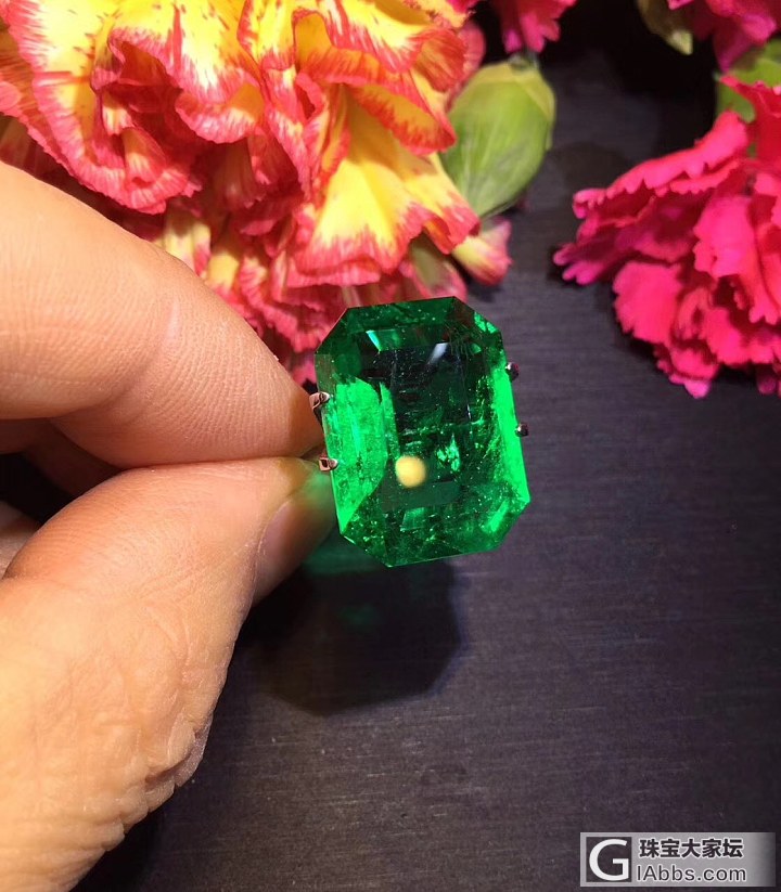 ##中颐旗舰天然哥伦比亚祖母绿##  15.85ct  GRS证书_刻面宝石祖母绿中颐彩色宝石