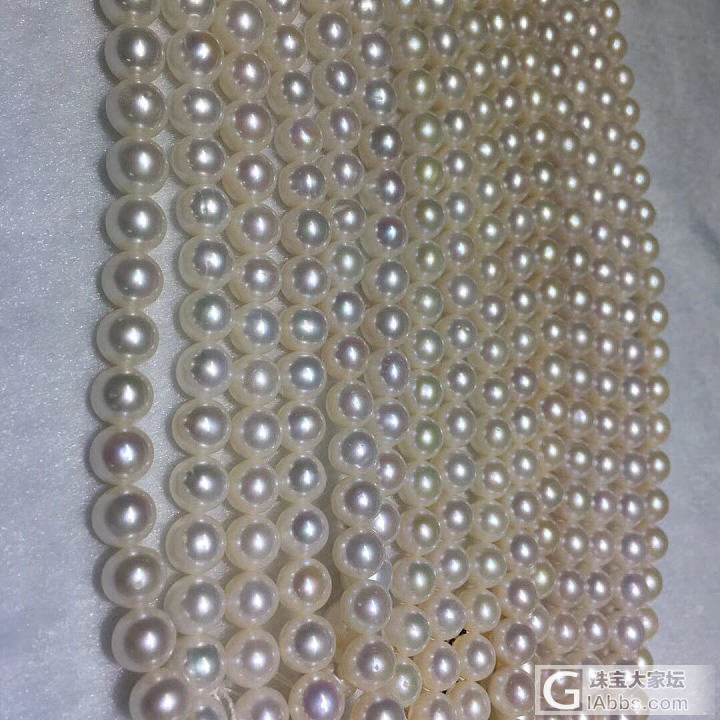 淡水珍珠项链9-10mm_项链淡水珍珠