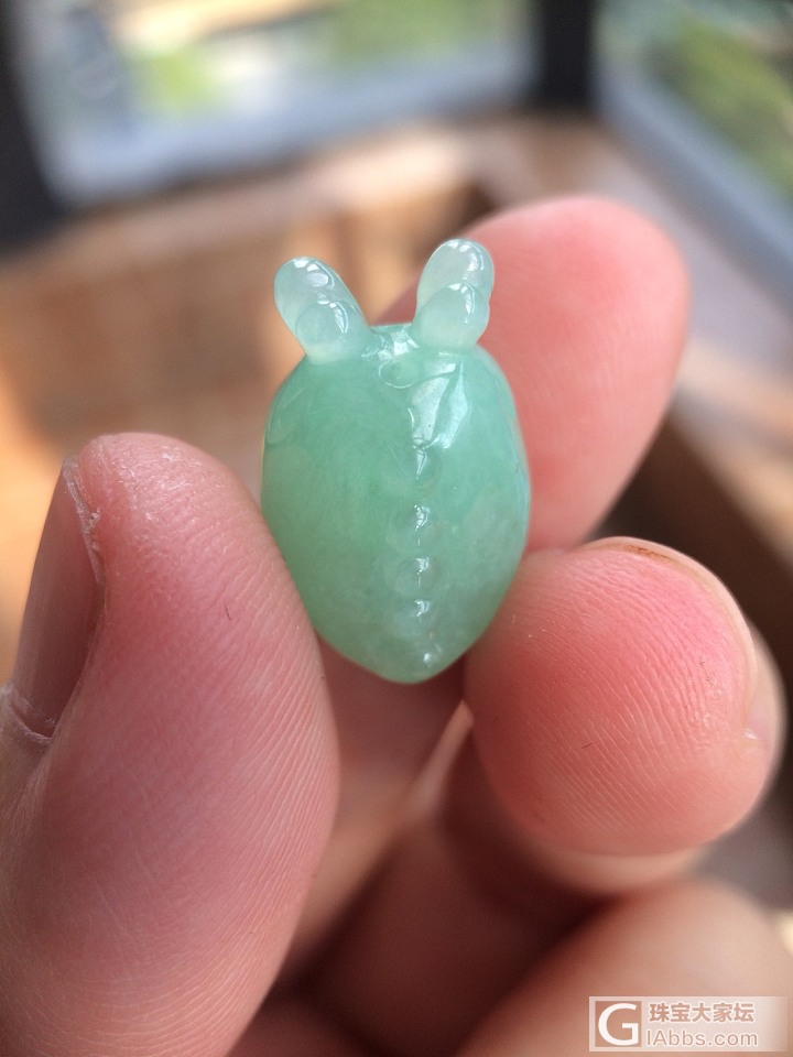 晒晒最近新做的，懵系小动物两只_玉工翡翠