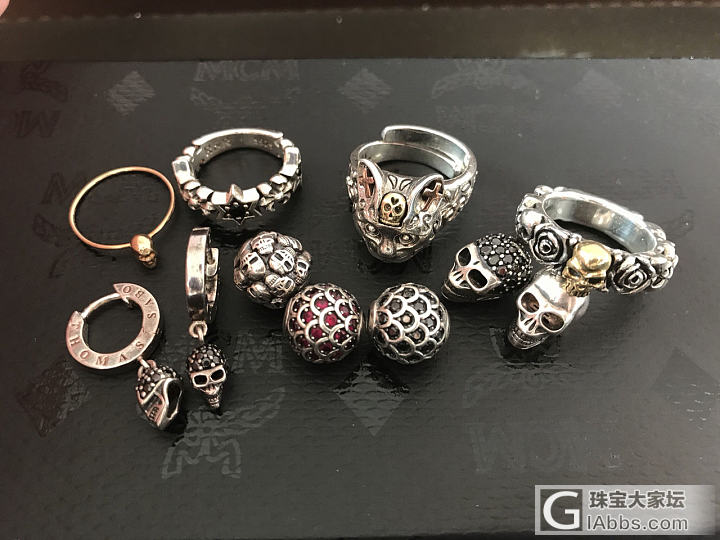 我骨子里还是爱骷髅_吊坠戒指925银金