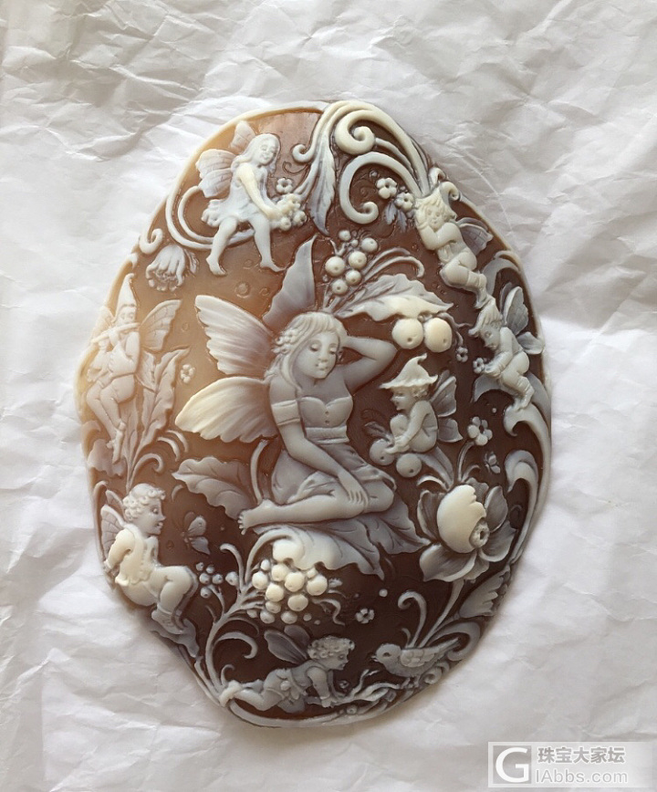 Cameo Shell large_挂件贝壳