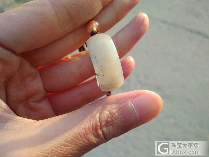 出两个萌版宝宝锁_挂件和田玉