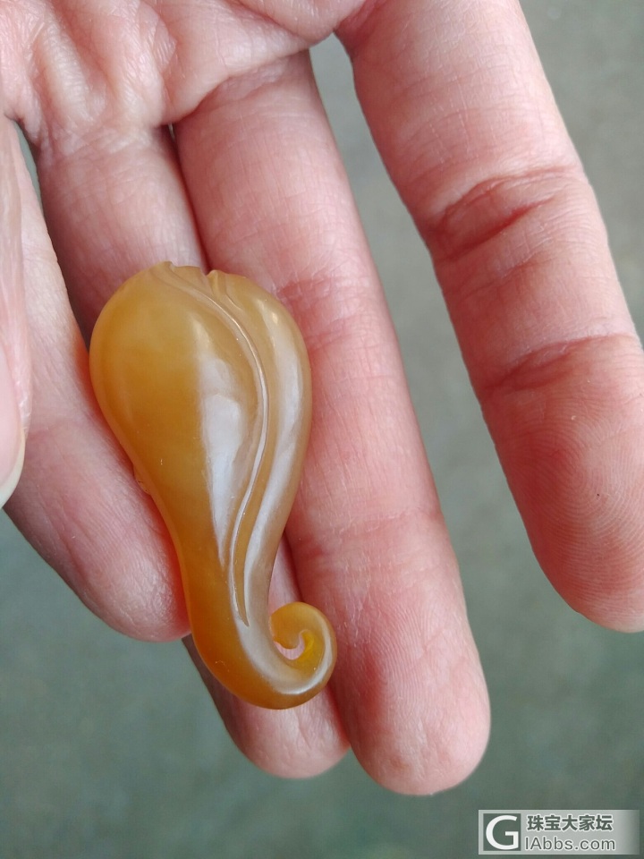出两个萌版宝宝锁_挂件和田玉