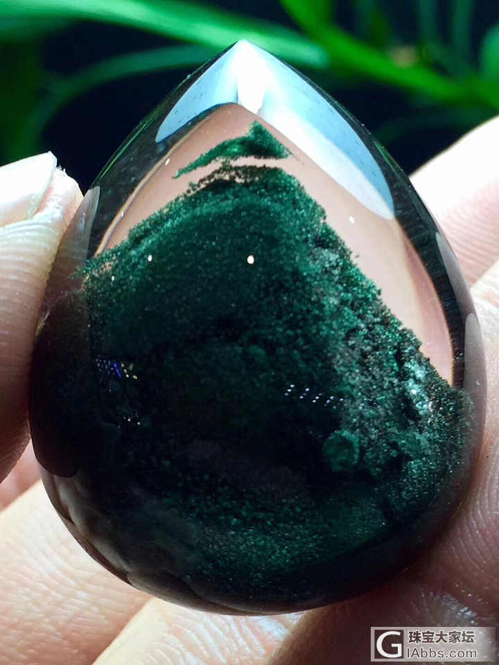 绿幽灵千层金字塔吊坠，绿幽灵水滴吊坠_吊坠绿幽灵