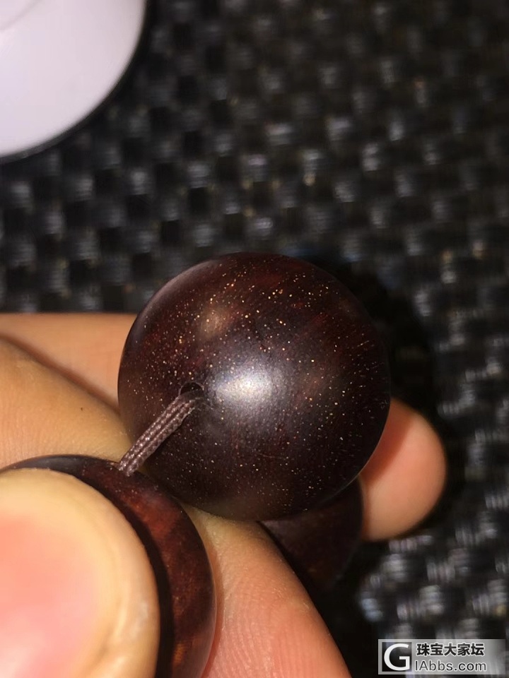 2.1  70克，求鉴定! 闻起来没啥味道，这串没怎么盘过，应该放置几个月了_珠串木小叶紫檀