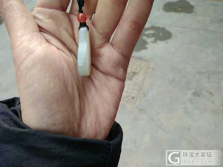 出两个萌版宝宝锁_挂件和田玉