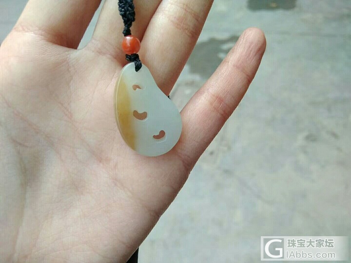 出两个萌版宝宝锁_挂件和田玉