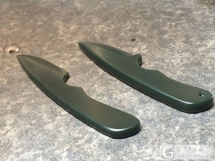 裁纸刀与茶刀_把玩件和田玉
