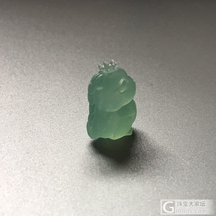 超萌有没有？有没有？有没有！_把玩件翡翠