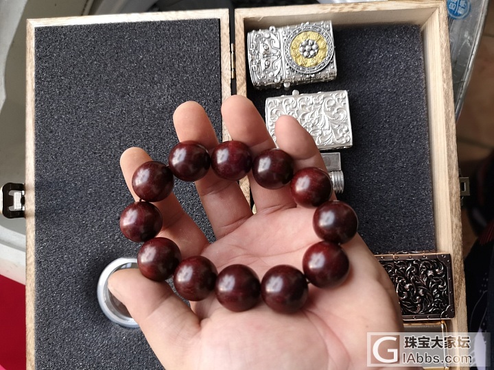晒晒自己的小叶紫檀1_珠串小叶紫檀