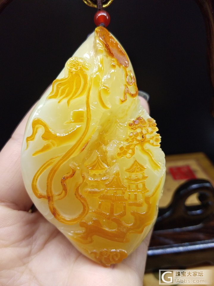 女娲补天，绘图好了_雕刻蜜蜡