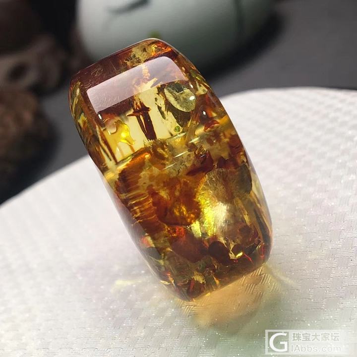 闲谈  欣赏这一朵平安花扣_平安扣植物珀