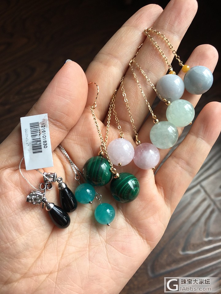 大白菜系列六——100元一个系列总集合_珠串挂件玉石戒指红纹石耳坠925银