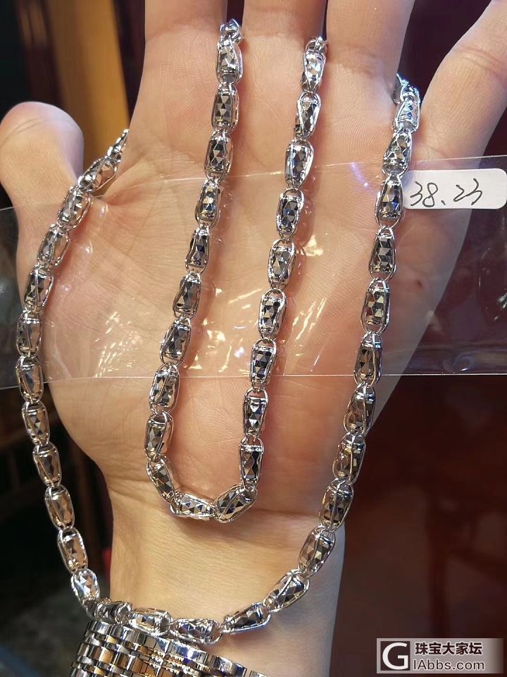 铂金项链，长度克重可以要求，量身订做_项链铂