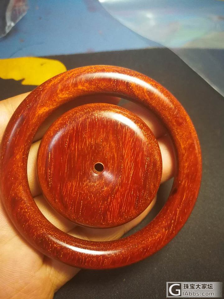 新作几套小叶紫檀手镯_平安扣手镯小叶紫檀