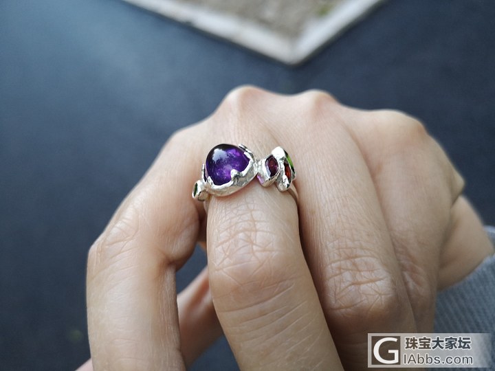 随性紫水晶小戒指_紫水晶戒指