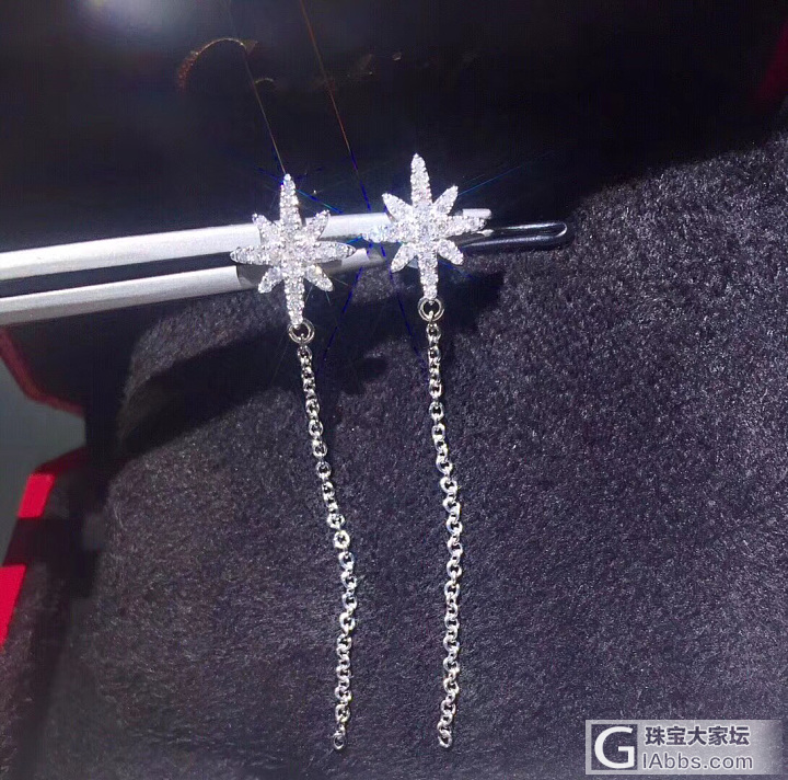 新款🎉！最近很火的一部电视剧【温暖的弦】张钧甯女神同款😍！_耳坠钻石