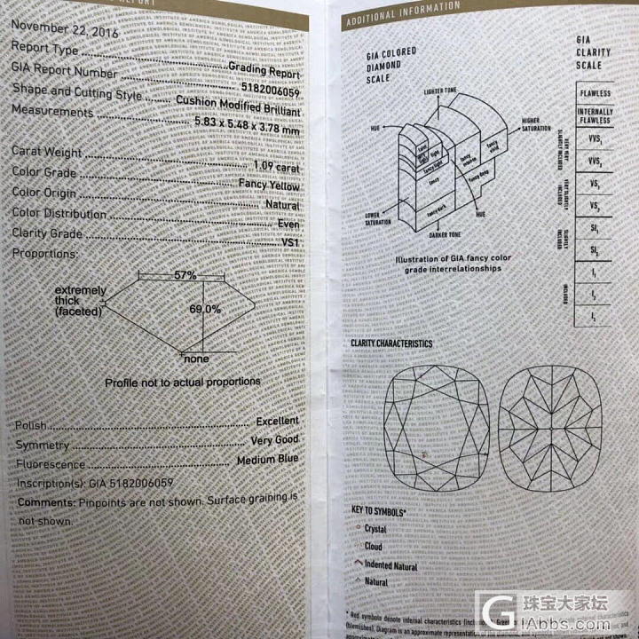 一克拉垫形黄钻戒指异形马眼戒臂小奢华_戒指千寻珠宝彩钻