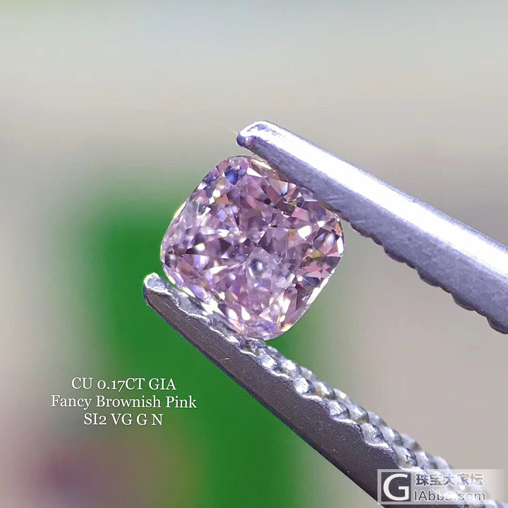 *GIA粉钻*
参数：GIA CU 0.17CT Fancy Brownish ..._异形钻彩钻