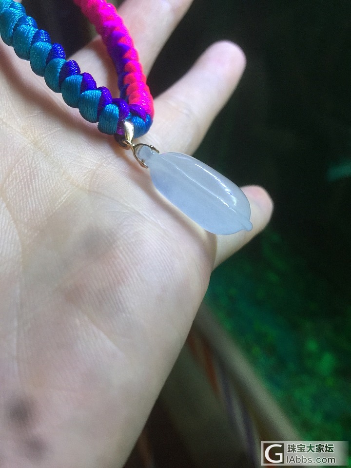 最近带的！_编绳翡翠