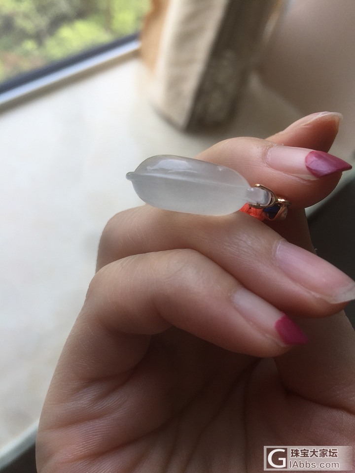 最近带的！_编绳翡翠