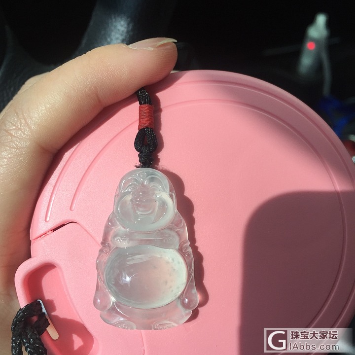 最近带的！_编绳翡翠