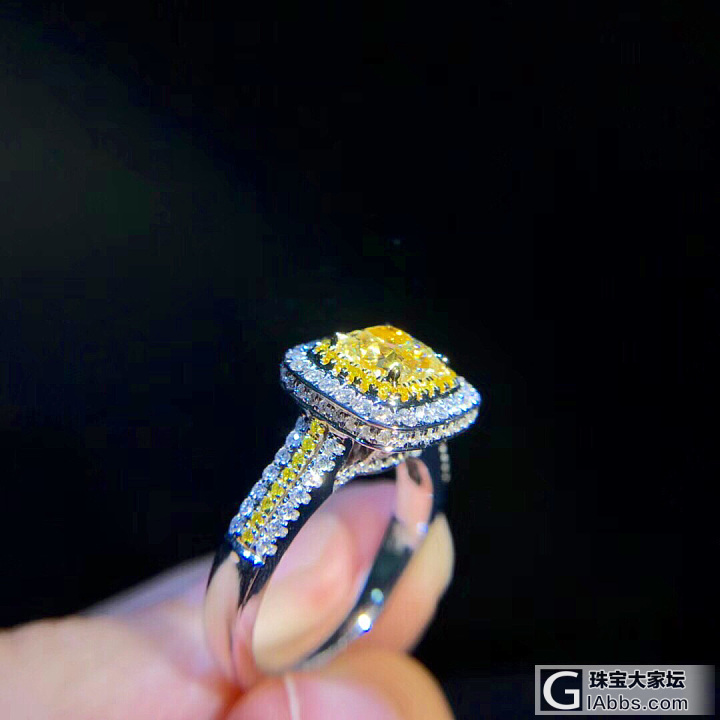 钻戒成品，我们一直追求的是完美品质！_戒指彩钻