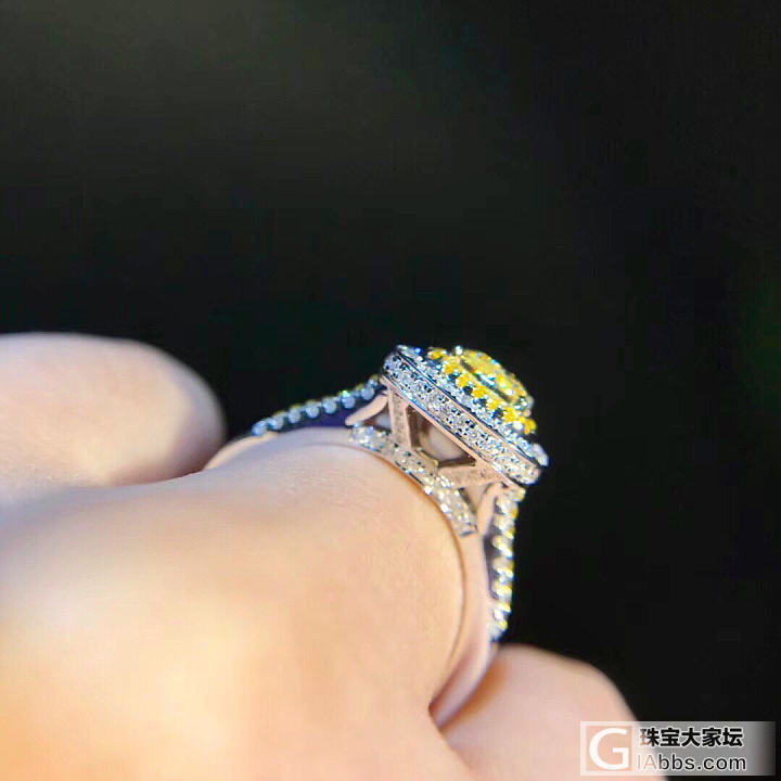 钻戒成品，我们一直追求的是完美品质！_戒指彩钻