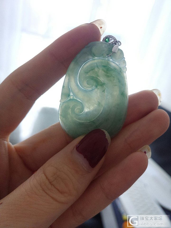 出一个翡翠如意，母亲节送妈的，没用上，_翡翠