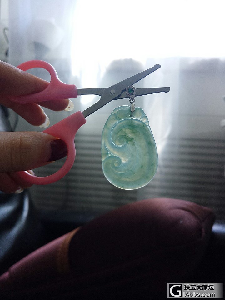 出一个翡翠如意，母亲节送妈的，没用上，_翡翠