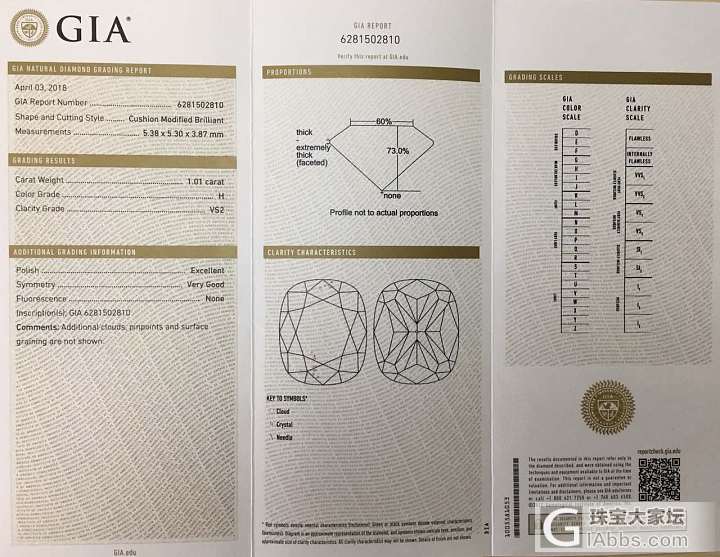 【千寻珠宝】1克拉💎枕形现货上新_千寻珠宝异形钻