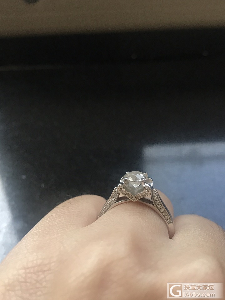 有没有人和我一样 结婚钻都不怎么带滴_戒指钻石