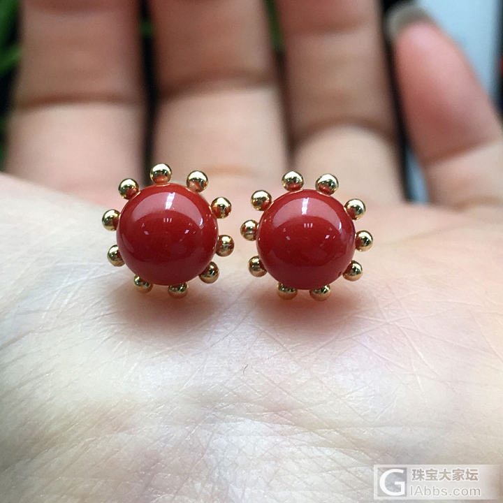 简简单单的美_耳饰蜜蜡