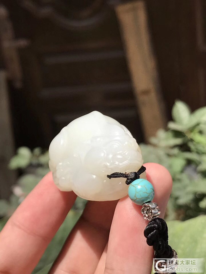 新疆和田且末料招财貔貅挂件_挂件和田玉