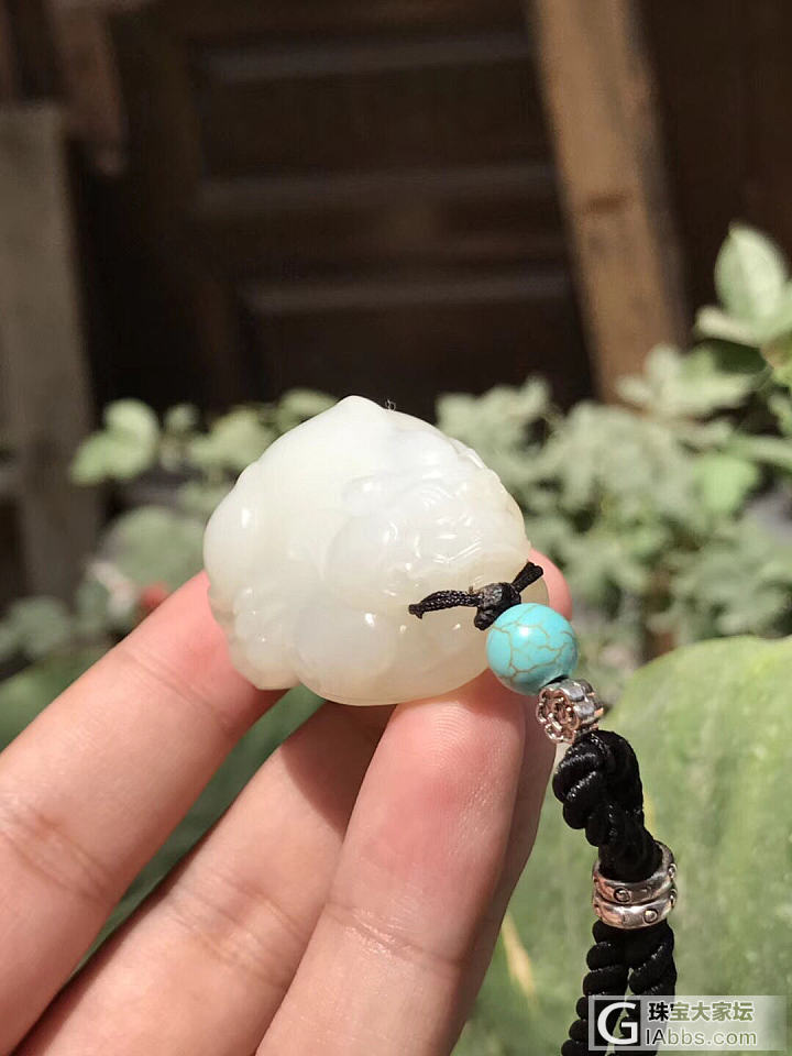 新疆和田且末料招财貔貅挂件_挂件和田玉