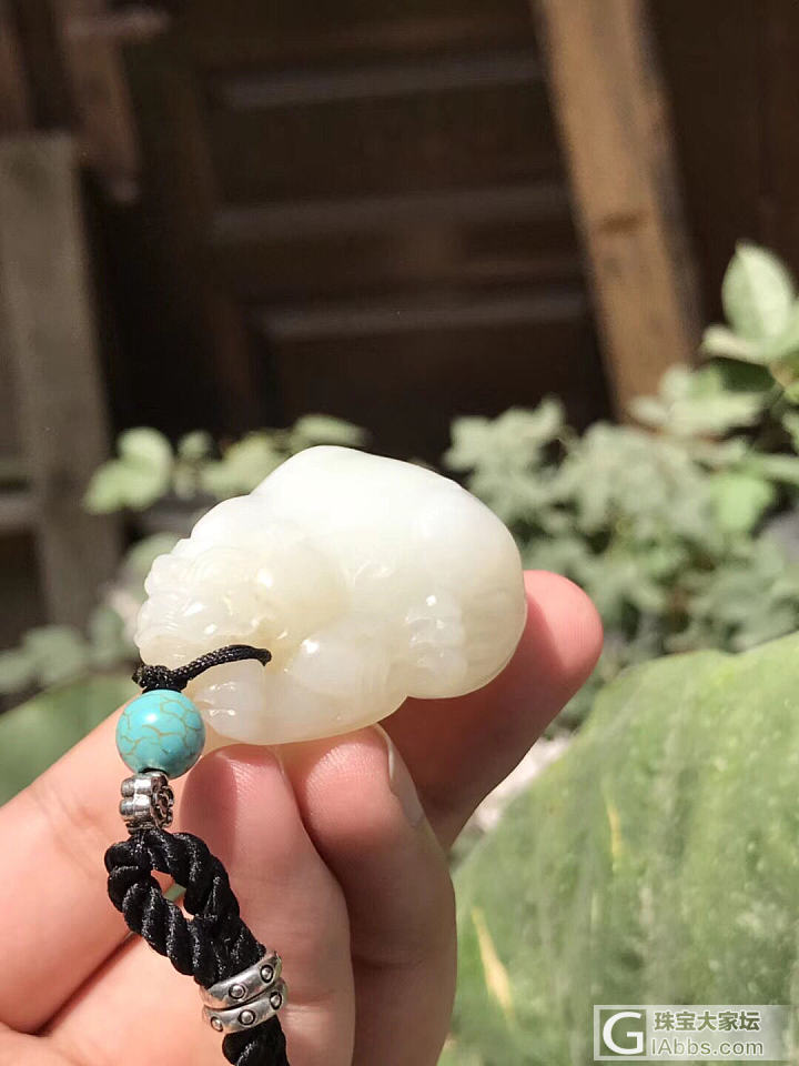 新疆和田且末料招财貔貅挂件_挂件和田玉