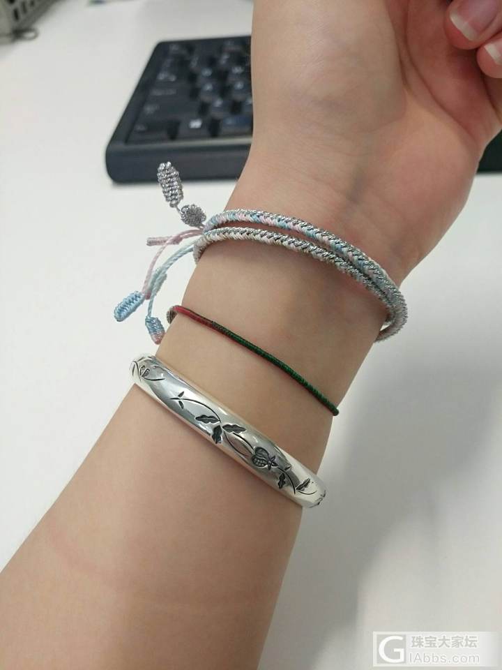 美到飞起来~_搭配编绳银