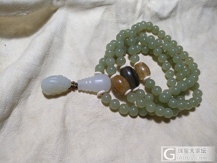 哎，怎么搭才好看点……_搭配发晶黄玉白玉水晶和田玉