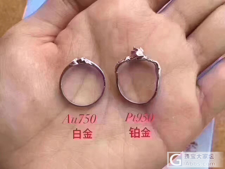 钻戒💍，买铂金好还是18K金好？_镶嵌